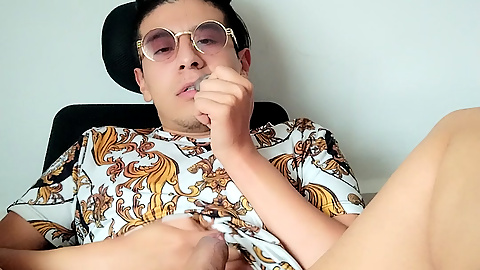 masturbating my cock