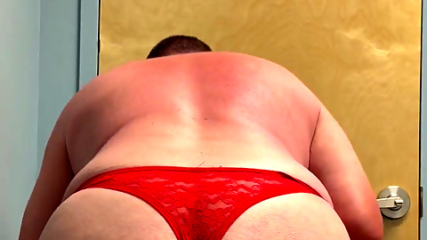 Stripping in Office Restroom