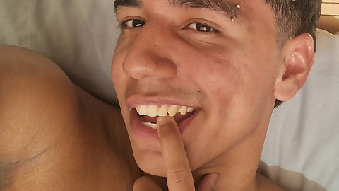 Goblin masturbates secretly from Santa Claus