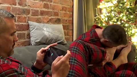 Christmas foot worship with my husband PREVIEW