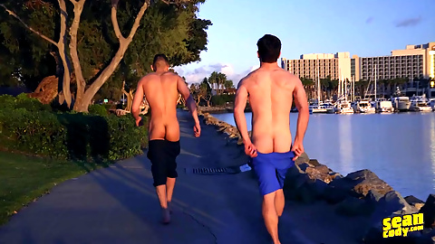 SEAN CODY - Greyson Enjoys A Doggystyle Couch Pounding By Ernie, Then Gets His Ass Painted With Cum