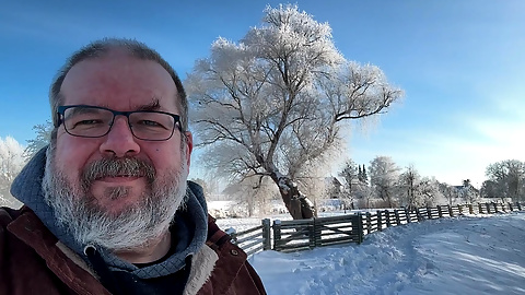 Walk in the Snow, Then Mega Orgasm!