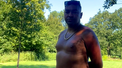 Nudist Jerking Single