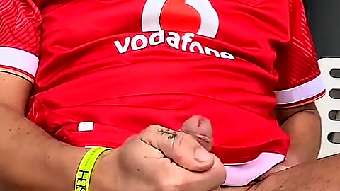 Wanking My Big Cock on the Balcony