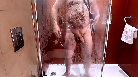 Twenty Minutes of Wet Hairy Bear Cock Pumping
