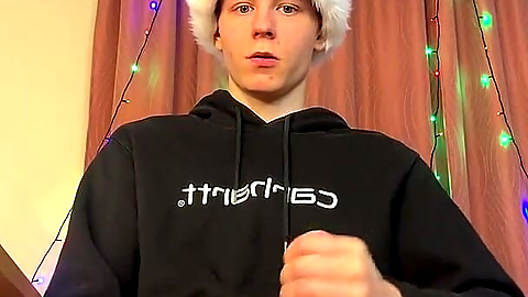 Quick Bathroom Jerk Ends with Cum on Mirror