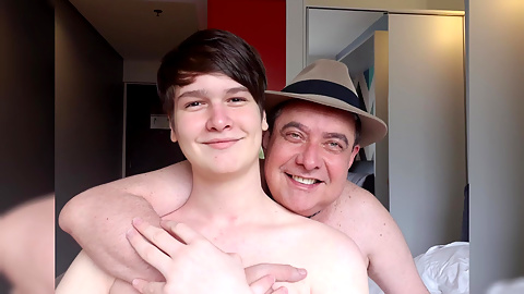 Hot Daddy Getting Naked