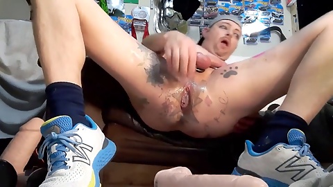 Anal masturbation, solo, sissy sluts