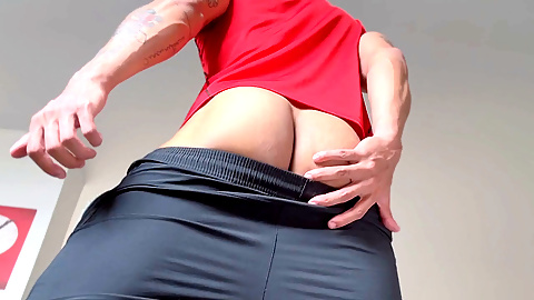 Straight guy lowers the blinds because his neighbor can’t stop watching him jerk off