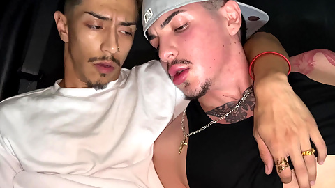 Sucking off My Dl Homie Car Fun Hardcore Gay Anal