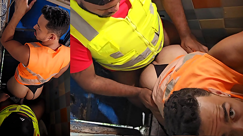 SEX IN THE BATHROOM AT WORK