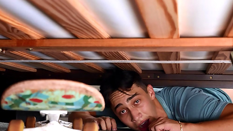 TWINKPOP - Jake Preston Flip-Fucks Skater Cameron Neuton After A Domino Mishap Exposes His Round Ass