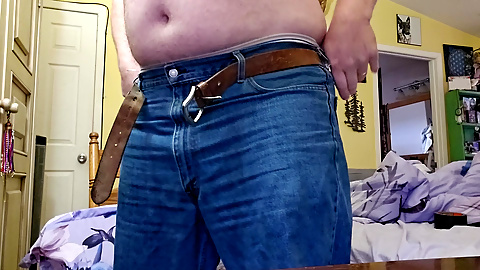 Fucking my flashlight filmed from beheind thrusting my heavy balls into it until I cum