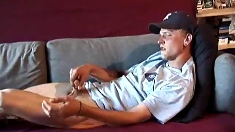 Amateur Brandon Stroking Dick