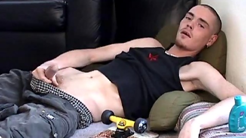 Amateur Justin Jerks Off