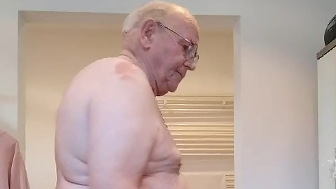 Naked Cock and Nipple Play