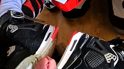 The Puppy Plays with My Bone and Sucks on It