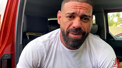 Alone Ricky Larkin Ties up His Cock & Balls in an Abandoned Factory