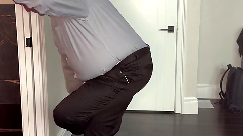 Stepdaddy Comes Home in a Suit