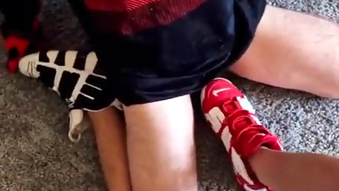 Horny Guy Jerking off in My Motocross Mxhelmet