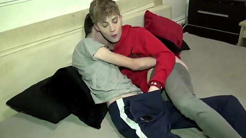 Andrea fucked raw by his straight friend for fun sex