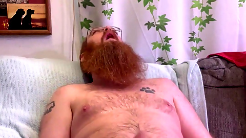 Naked Self Piss and Cum