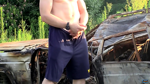 Elijah Returns for a Piss & Stroke